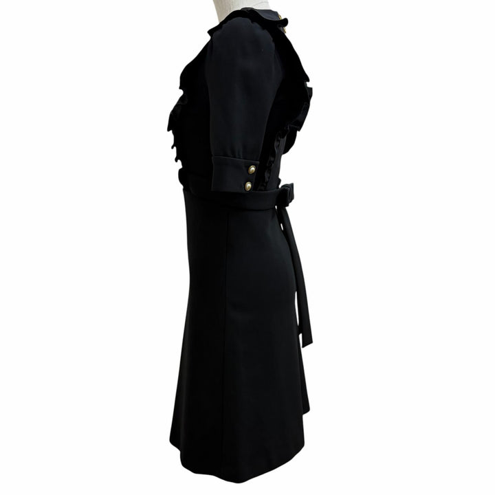 Excellent GUCCI one piece black Rayon Women XS 445275