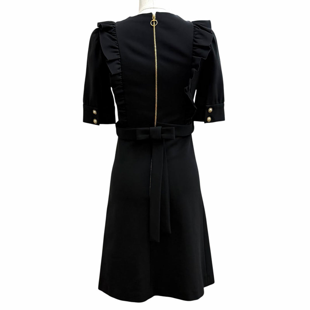 Excellent GUCCI one piece black Rayon Women XS 445275