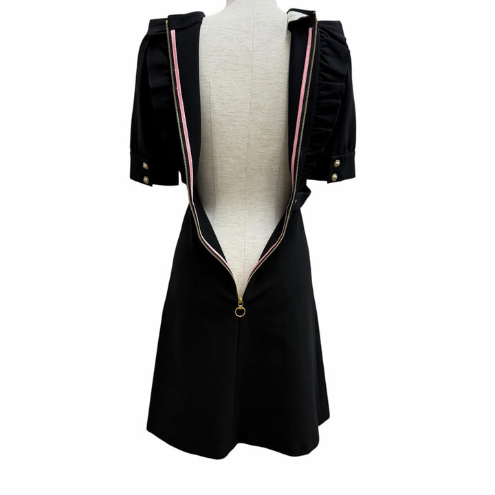 Excellent GUCCI one piece black Rayon Women XS 445275
