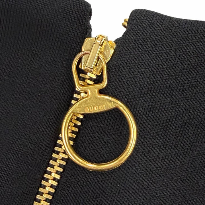 Excellent GUCCI one piece black Rayon Women XS 445275