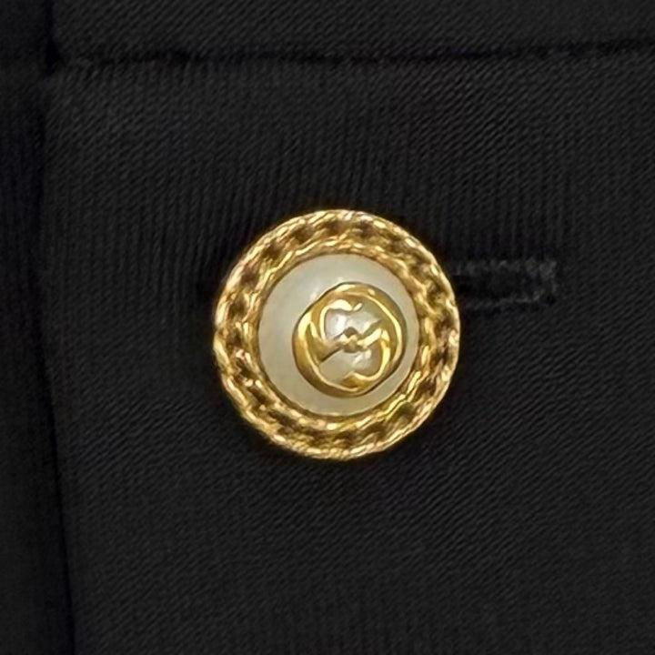 Excellent GUCCI one piece black Rayon Women XS 445275