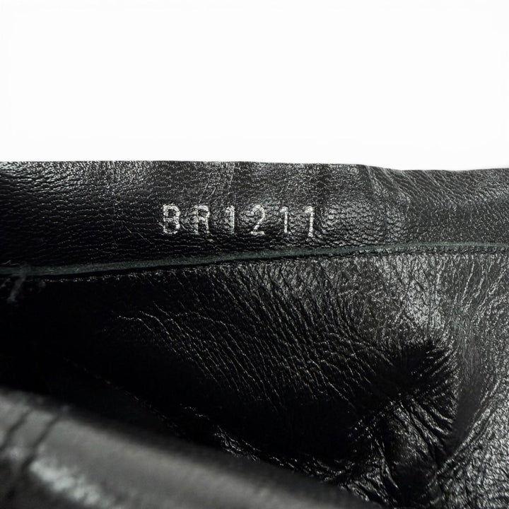 Great LOUIS VUITTON short boots black Suede leather Women 36.5