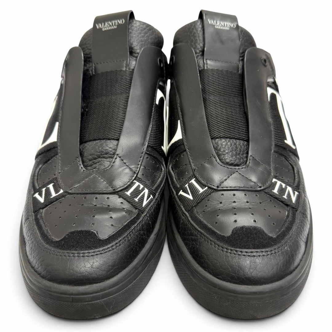 Discounted Great Valentino Garavani Low cut sneakers VLTN logo slip-on shoes black