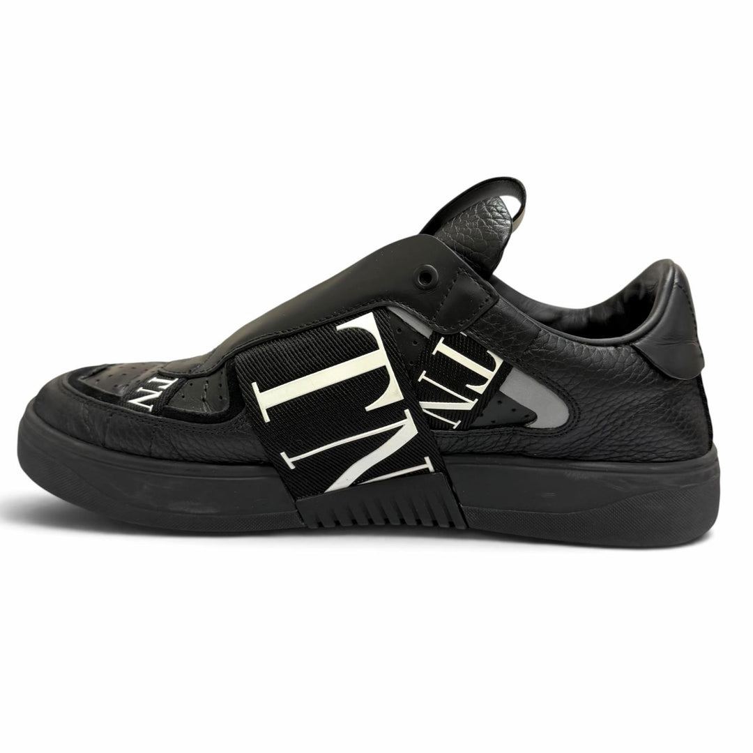 Discounted Great Valentino Garavani Low cut sneakers VLTN logo slip-on shoes black