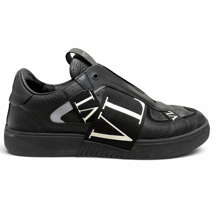 Discounted Great Valentino Garavani Low cut sneakers VLTN logo slip-on shoes black