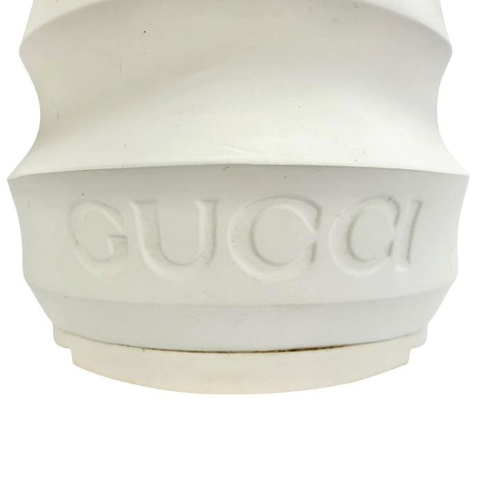 Great GUCCI sneakers Logo Platform Wave Leather white leather Women 36.5 805708