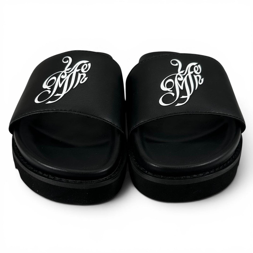Pristine MYne Sandals Logo Slide Sandals black ー Women 40 G08FW701