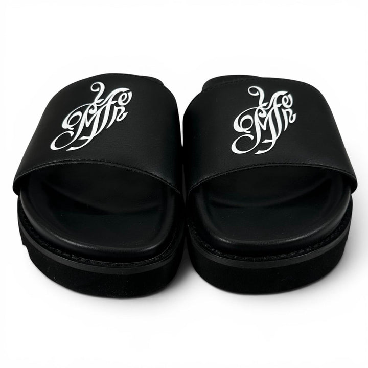 Pristine MYne Sandals Logo Slide Sandals black ー Women 40 G08FW701