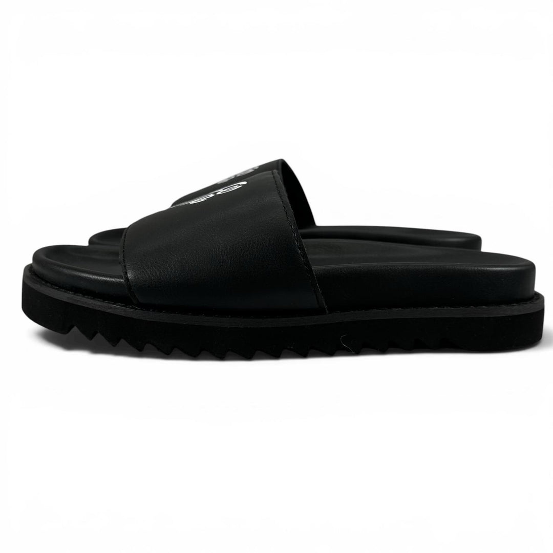 Pristine MYne Sandals Logo Slide Sandals black ー Women 40 G08FW701