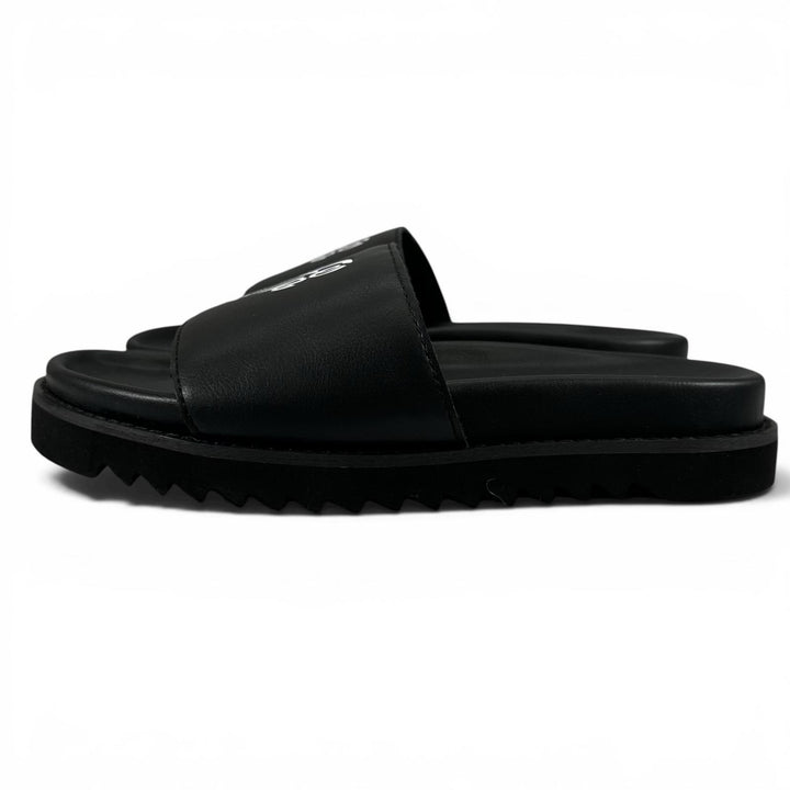 Pristine MYne Sandals Logo Slide Sandals black ー Women 40 G08FW701