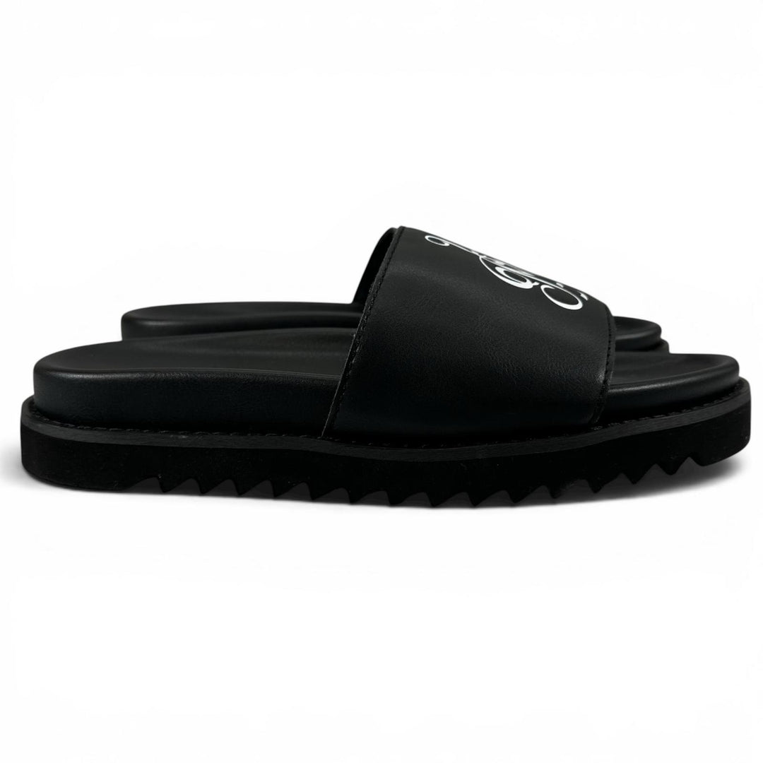 Pristine MYne Sandals Logo Slide Sandals black ー Women 40 G08FW701