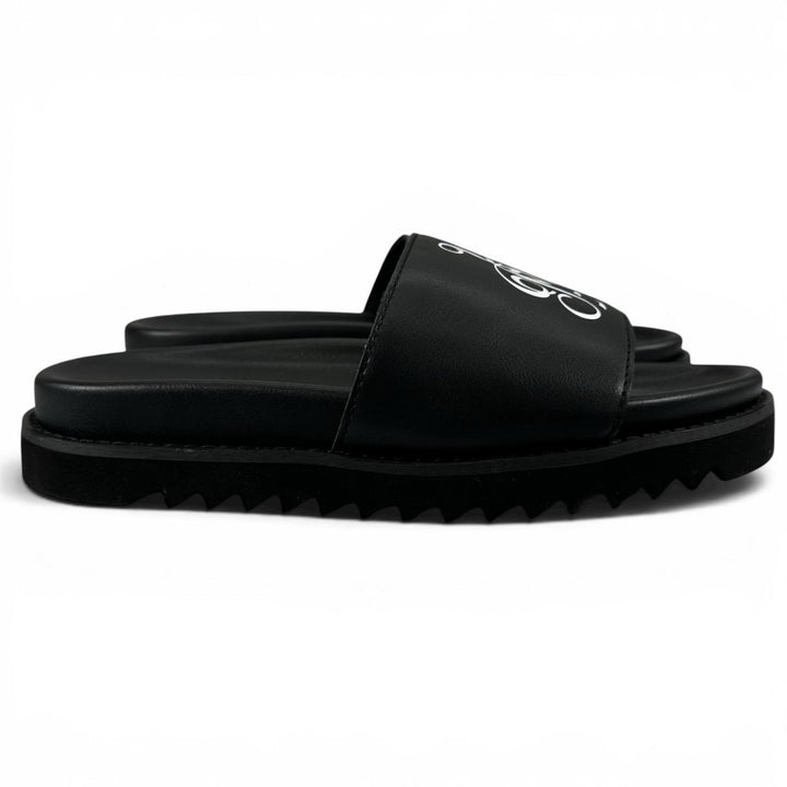 Pristine MYne Sandals Logo Slide Sandals black ー Women 40 G08FW701