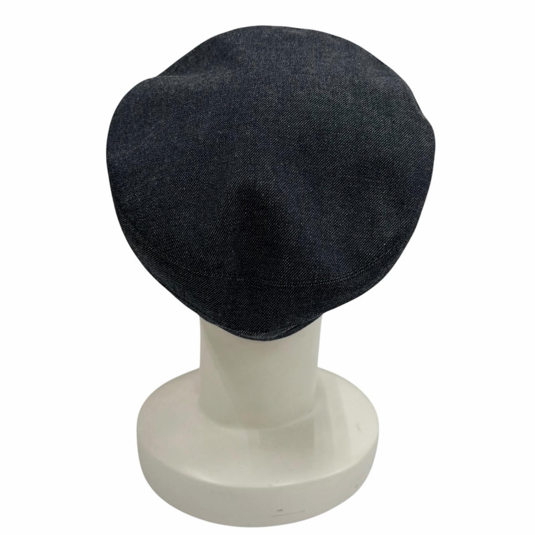 Great HERMES beret Indigo cotton Women 56 H221017N