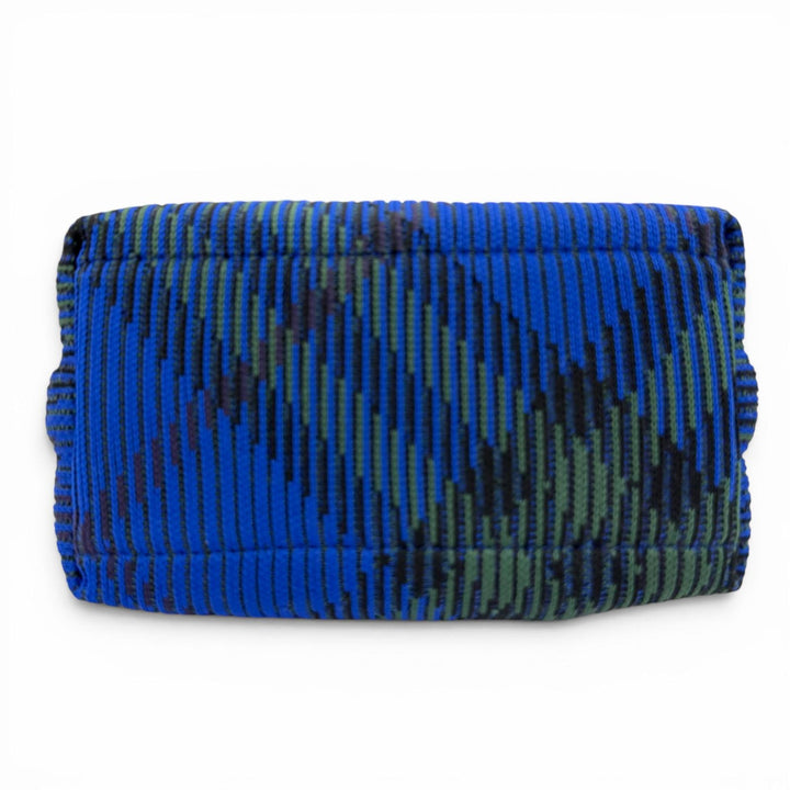 Pristine BURBERRY Handbag Mini Peg Duffle Bag blue canvas Women 8082419