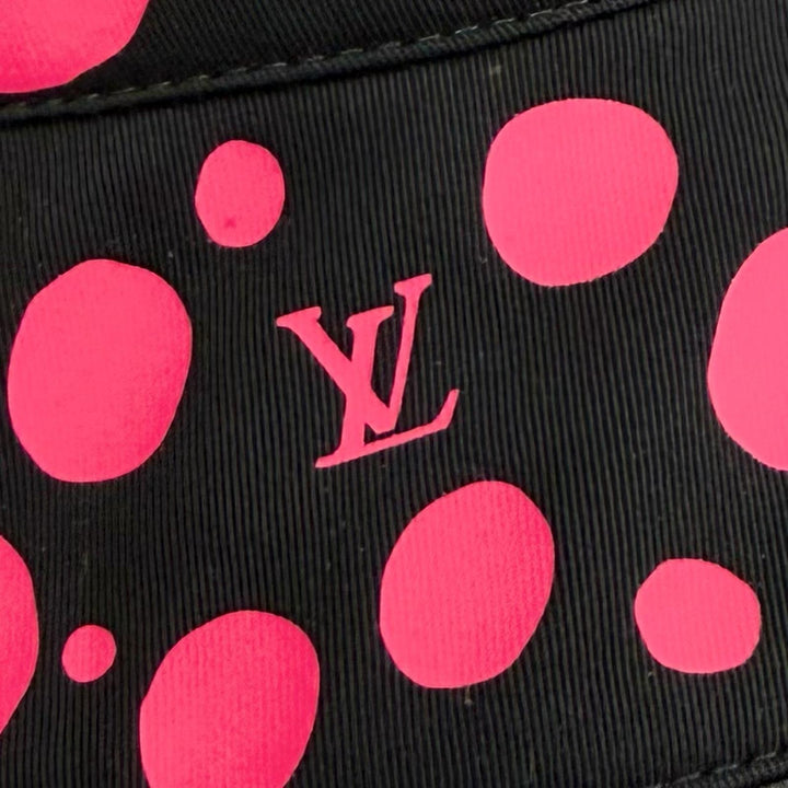 Excellent LOUIS VUITTON×Yayoi Kusama hat black cotton Women M7075