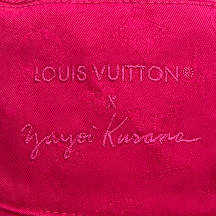 Excellent LOUIS VUITTON×Yayoi Kusama hat black cotton Women M7075
