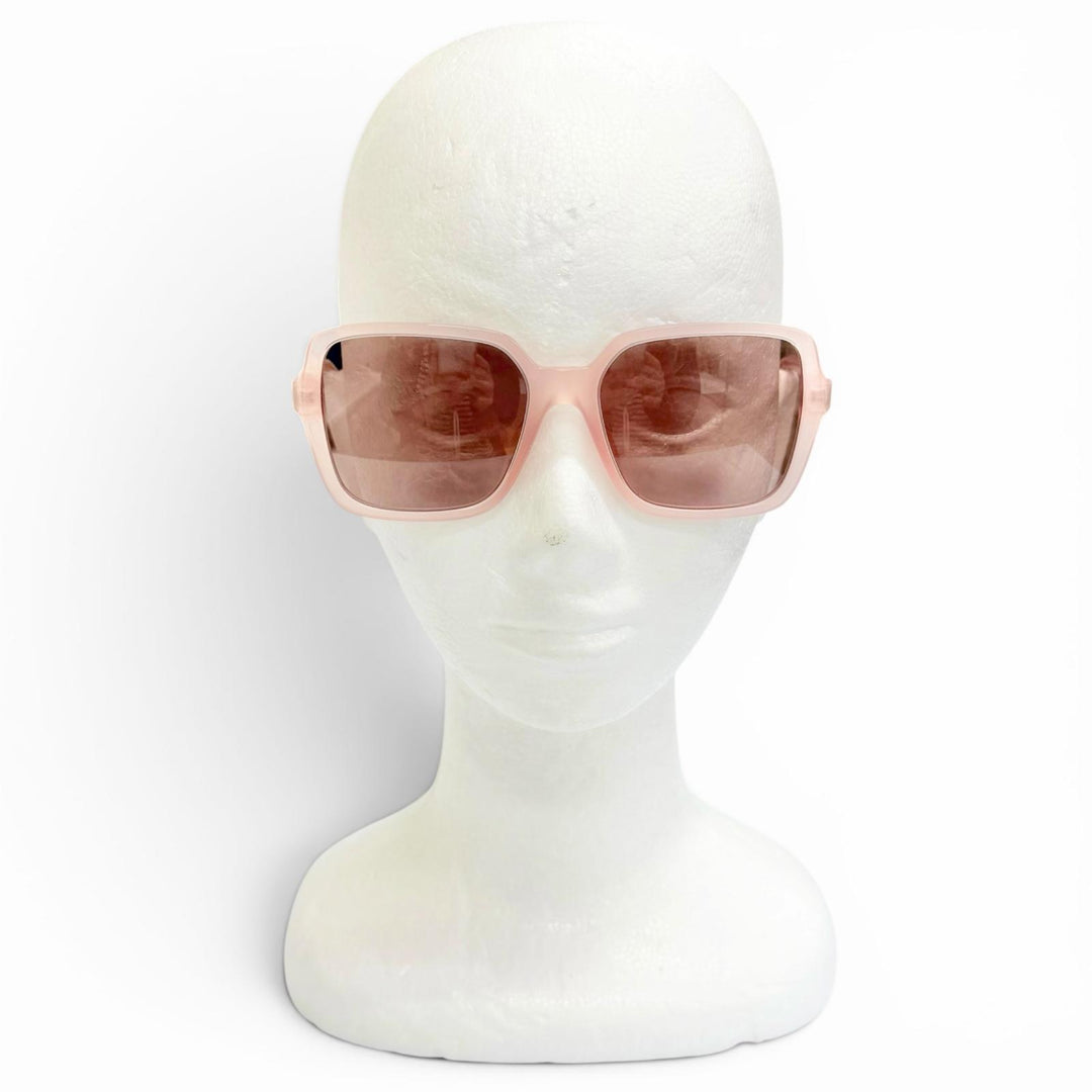 Excellent CHANEL sunglasses COCO Mark Logo Square Clear pink Women 5505－A