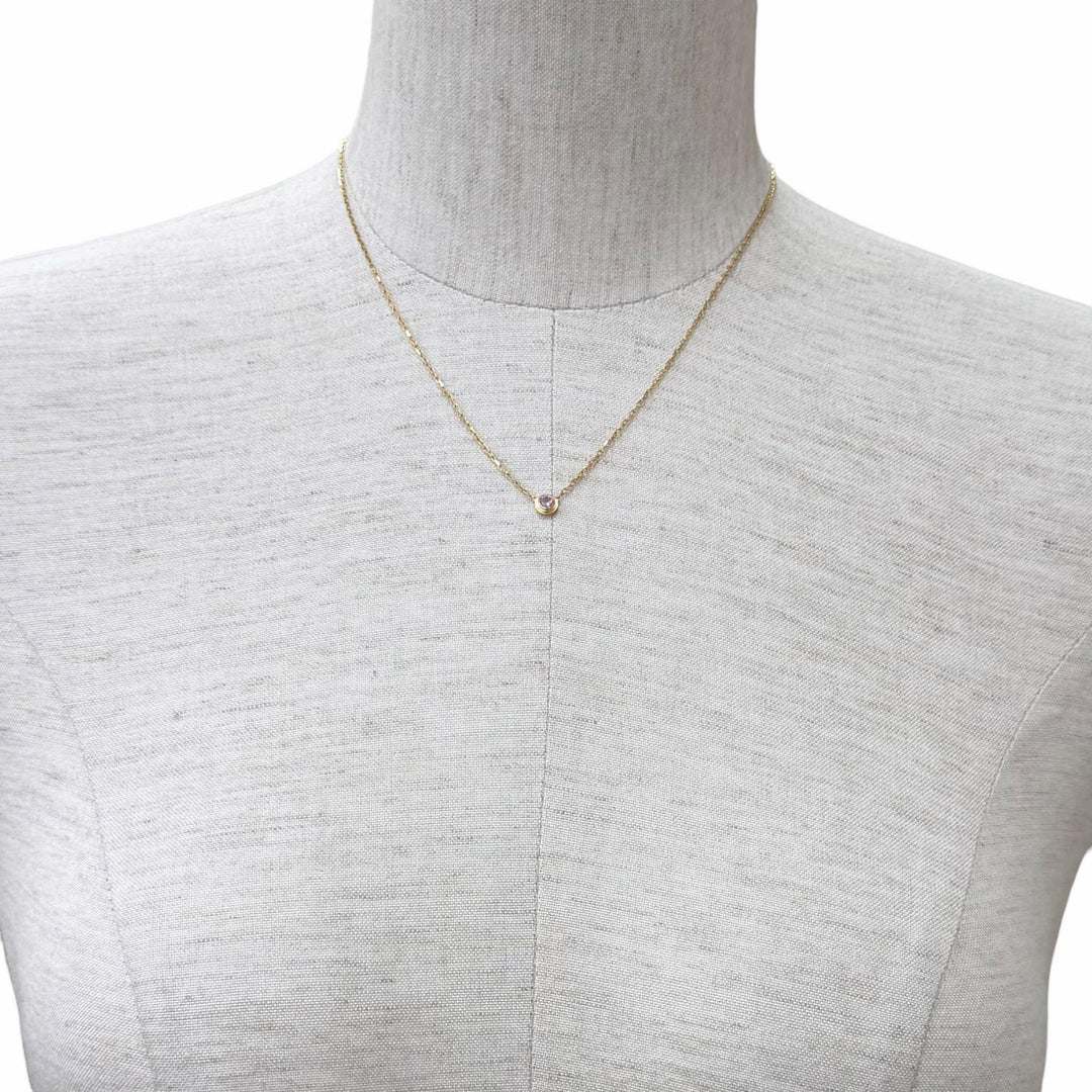 Great Cartier Necklace Damour Pendant Pink Sapphire Pink gold 750 Women B7218400