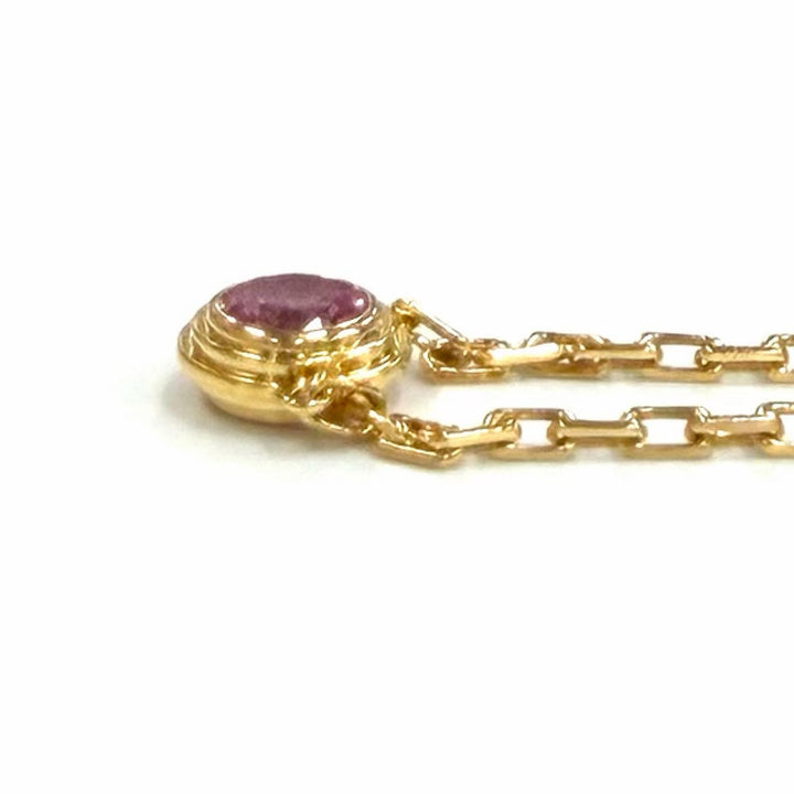 Great Cartier Necklace Damour Pendant Pink Sapphire Pink gold 750 Women B7218400
