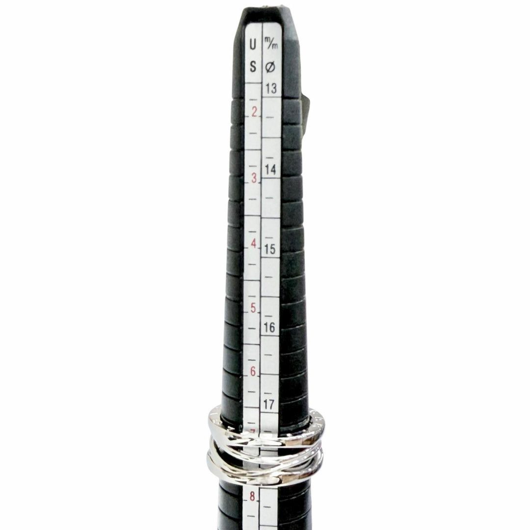 Excellent BVLGARI Ring ring B.zero1 Design Legend 3-Band Ring Whitegold 750 mens