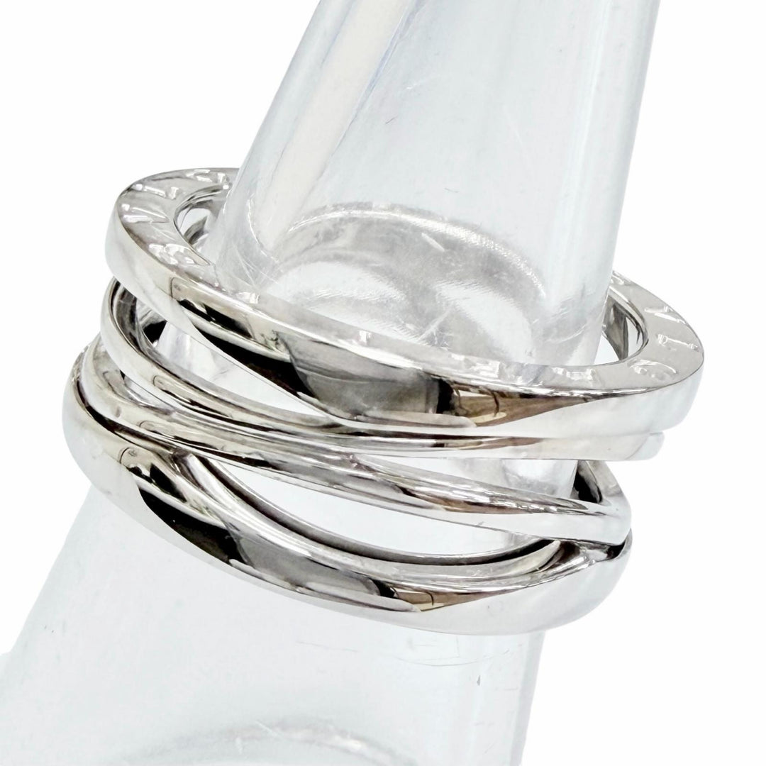 Excellent BVLGARI Ring ring B.zero1 Design Legend 3-Band Ring Whitegold 750 mens