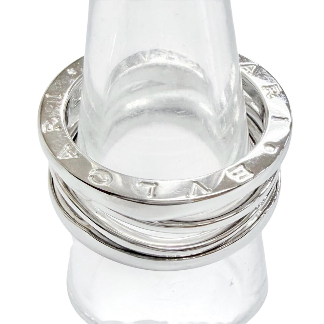 Excellent BVLGARI Ring ring B.zero1 Design Legend 3-Band Ring Whitegold 750 mens