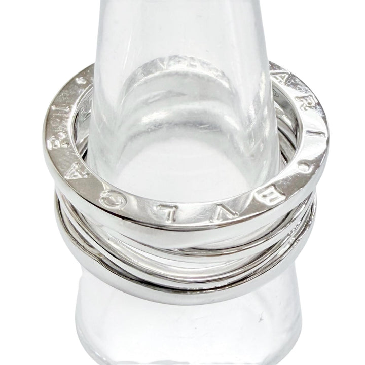 Excellent BVLGARI Ring ring B.zero1 Design Legend 3-Band Ring Whitegold 750 mens