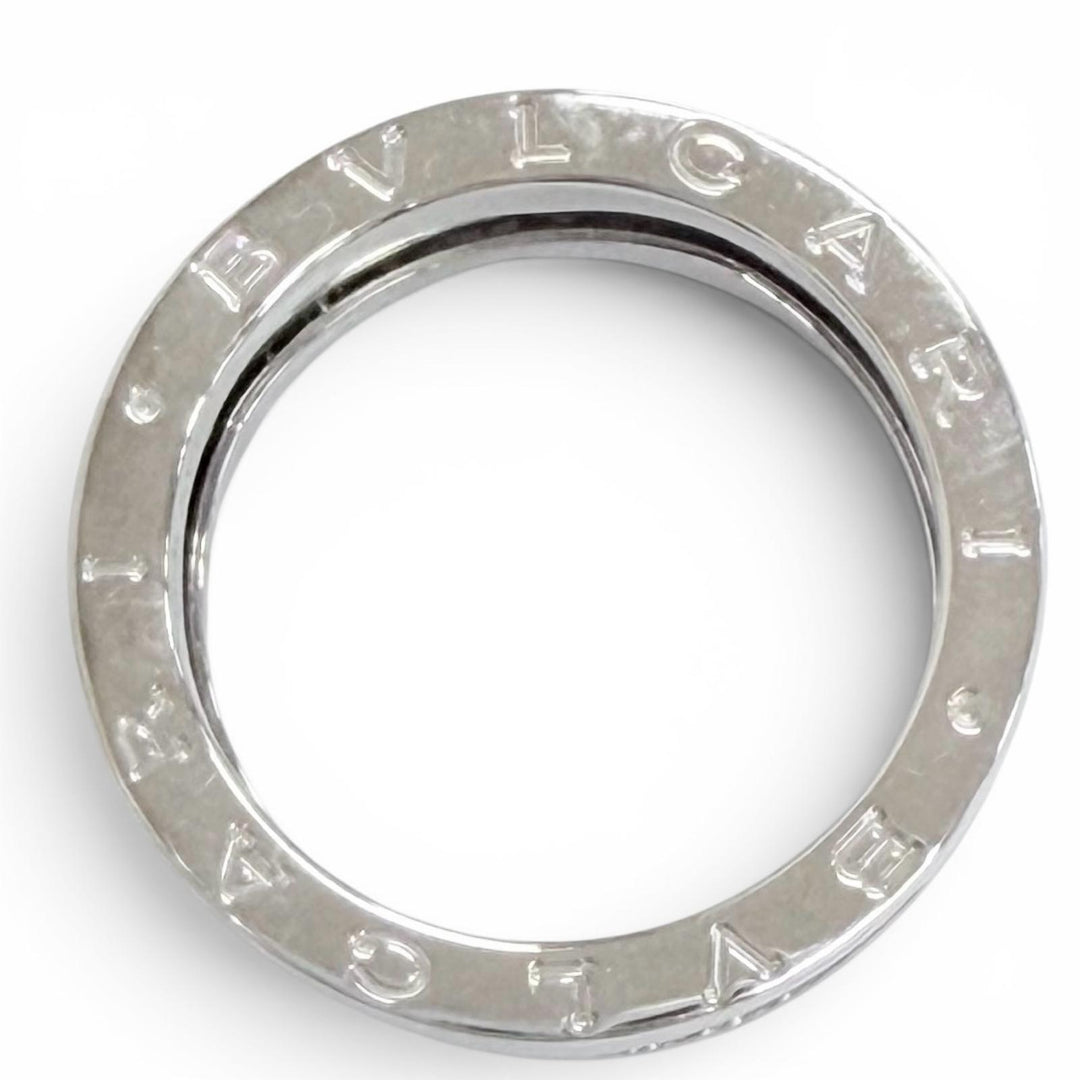 Excellent BVLGARI Ring ring B.zero1 Design Legend 3-Band Ring Whitegold 750 mens
