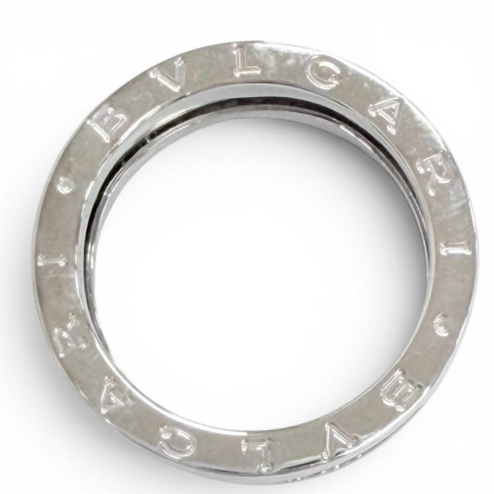 Excellent BVLGARI Ring ring B.zero1 Design Legend 3-Band Ring Whitegold 750 mens