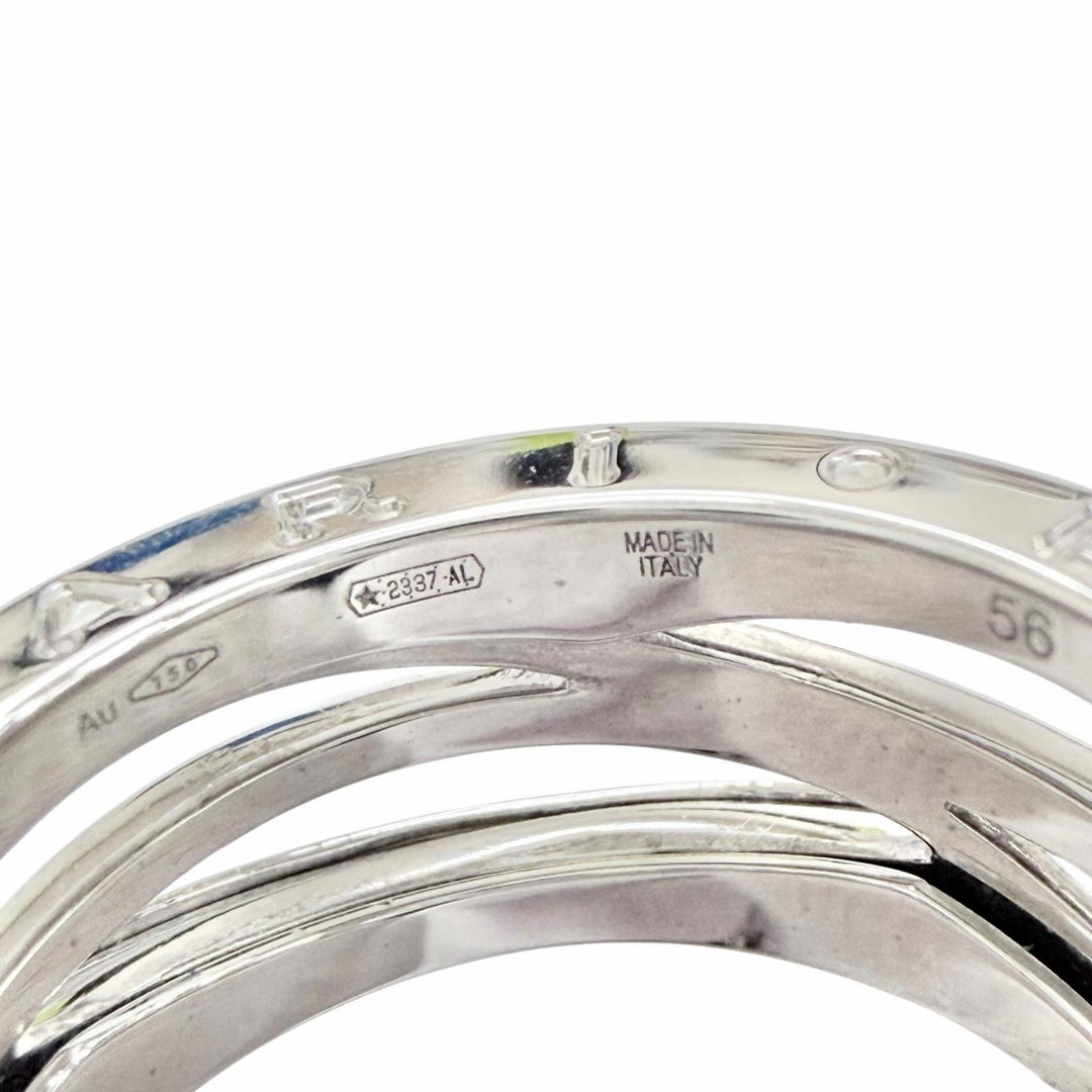 Excellent BVLGARI Ring ring B.zero1 Design Legend 3-Band Ring Whitegold 750 mens