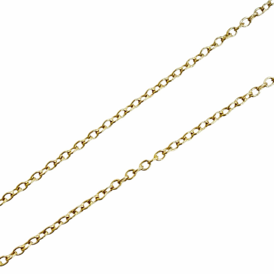 Excellent TIFFANY&Co. Necklace Open Heart Pendant 750 YG Yellow Gold 750 Women