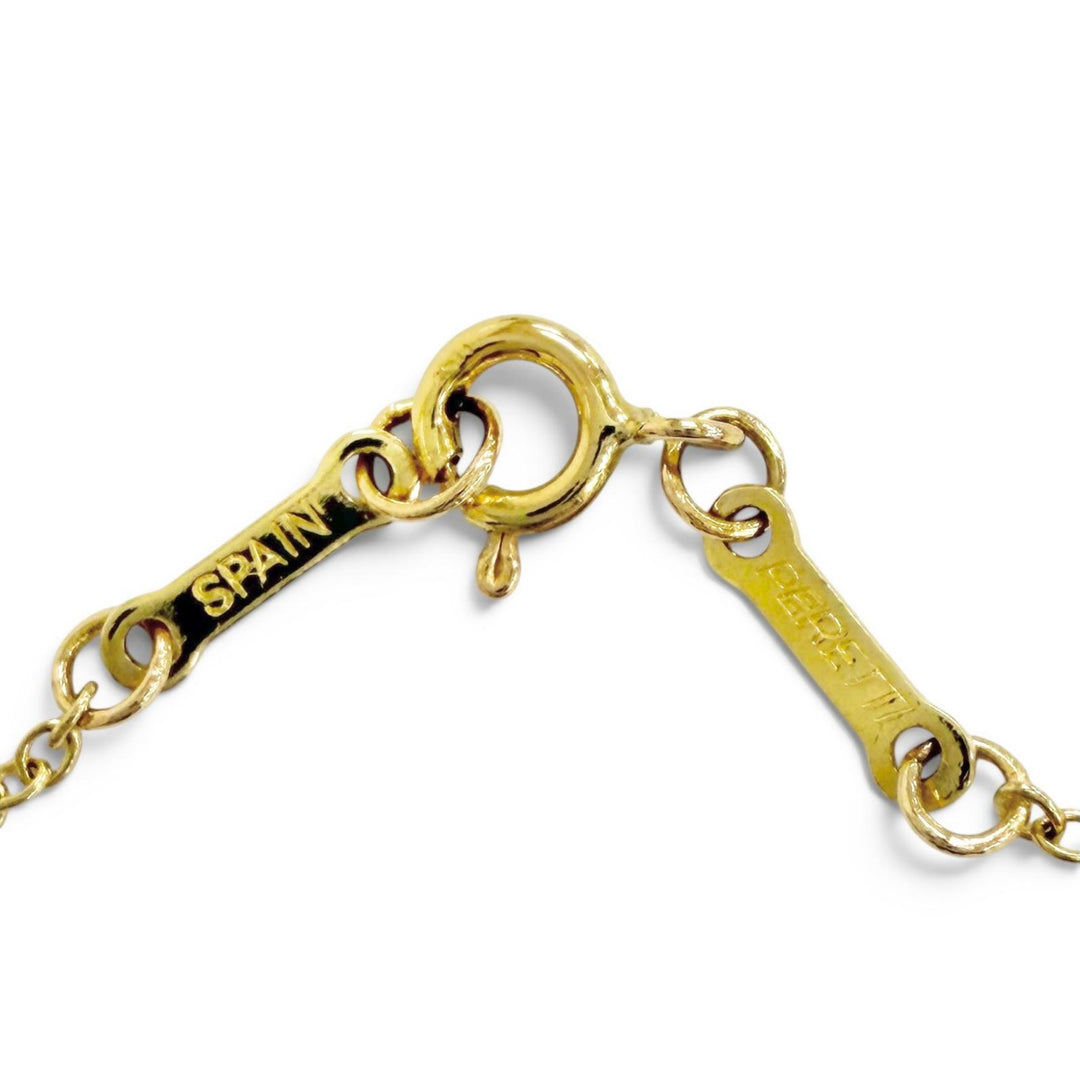 Excellent TIFFANY&Co. Necklace Open Heart Pendant 750 YG Yellow Gold 750 Women
