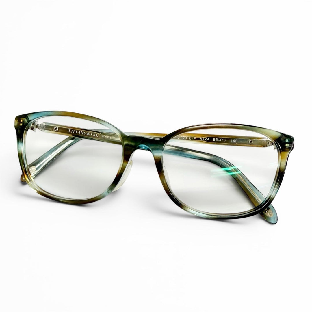 Very Good TIFFANY&Co. Glasses Rhinestone and pearl embellishment TF2109