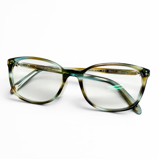 Very Good TIFFANY&Co. Glasses Rhinestone and pearl embellishment TF2109