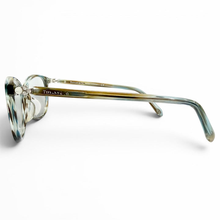 Very Good TIFFANY&Co. Glasses Rhinestone and pearl embellishment TF2109