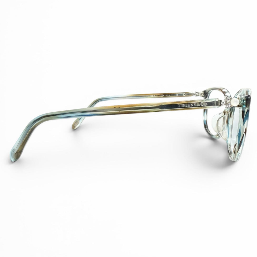 Very Good TIFFANY&Co. Glasses Rhinestone and pearl embellishment TF2109