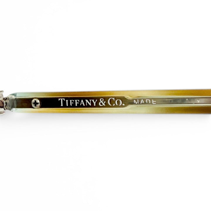 Very Good TIFFANY&Co. Glasses Rhinestone and pearl embellishment TF2109