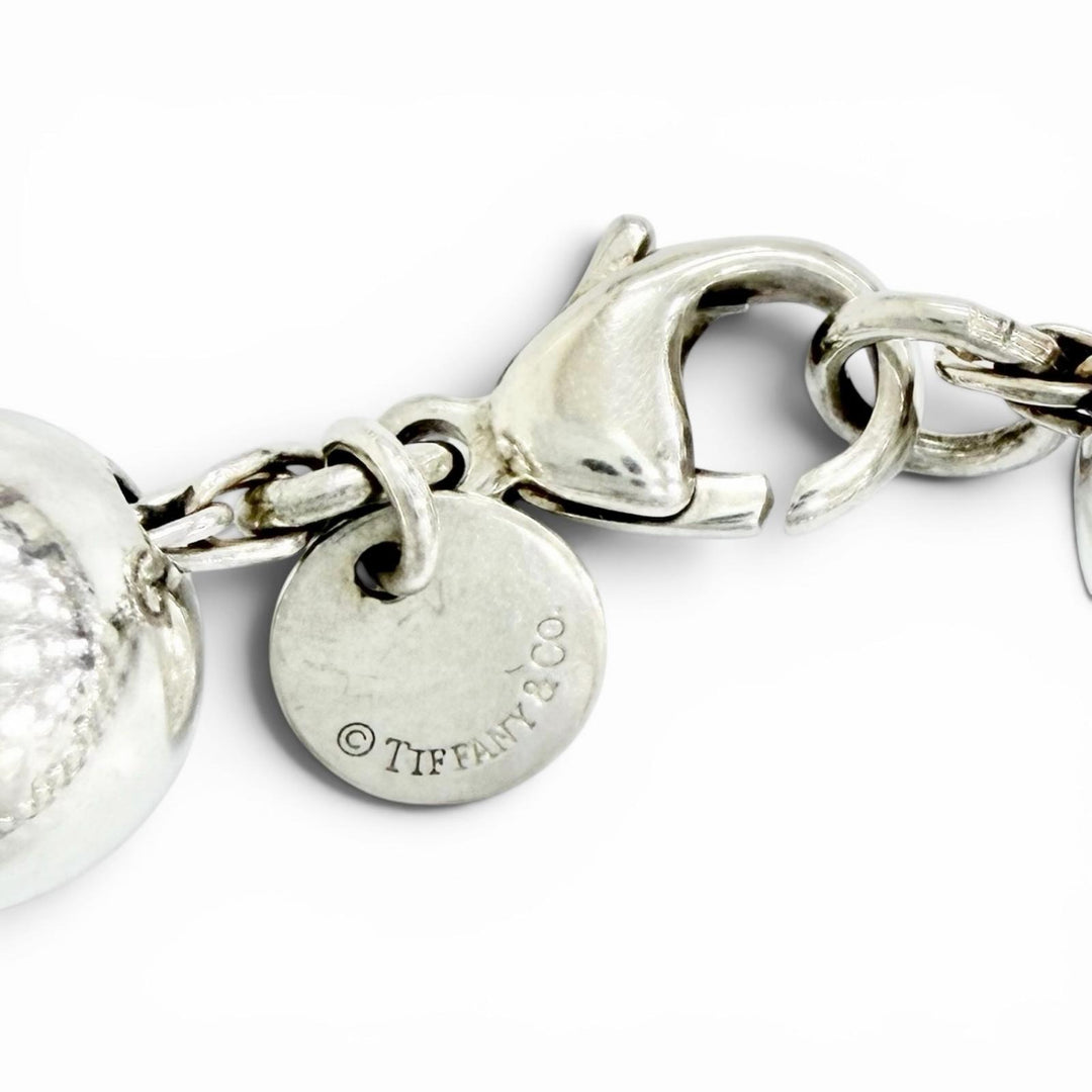 Great TIFFANY&Co. bracelet Hardware Ball Bracelet Silver 925 Women