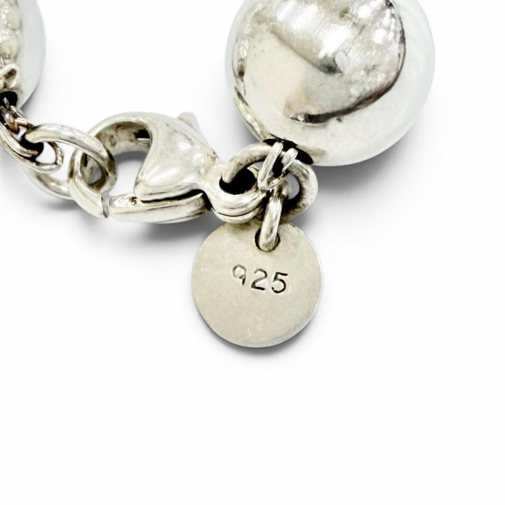 Great TIFFANY&Co. bracelet Hardware Ball Bracelet Silver 925 Women