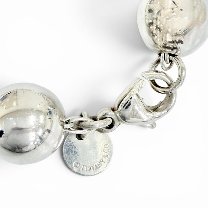Great TIFFANY&Co. Necklace Hardware ball Necklace Silver 925 Women