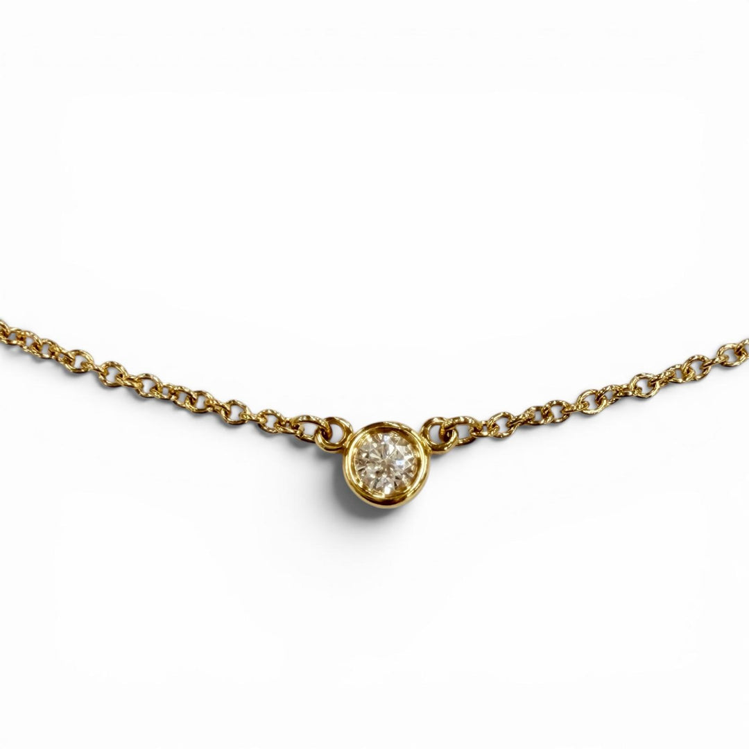 Great TIFFANY&Co. Necklace El Saperetti Yellow Gold 750 Women