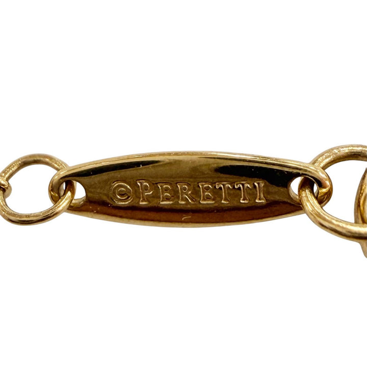 Great TIFFANY&Co. Necklace El Saperetti Yellow Gold 750 Women