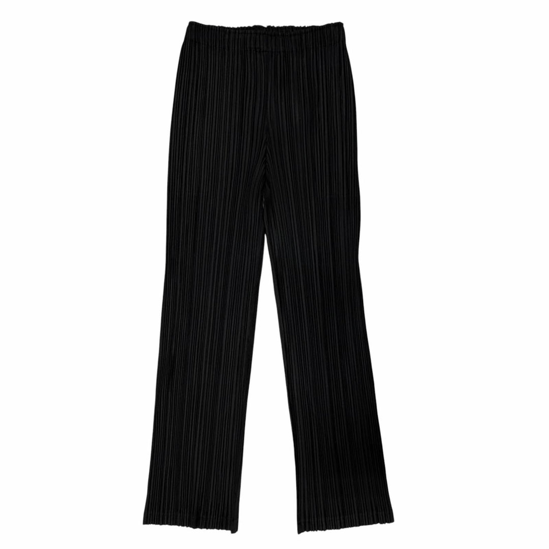 Pristine PLEATS PLEASE Pants THICKER BOTTOMS 1 black polyester Women 3 PP61JF372