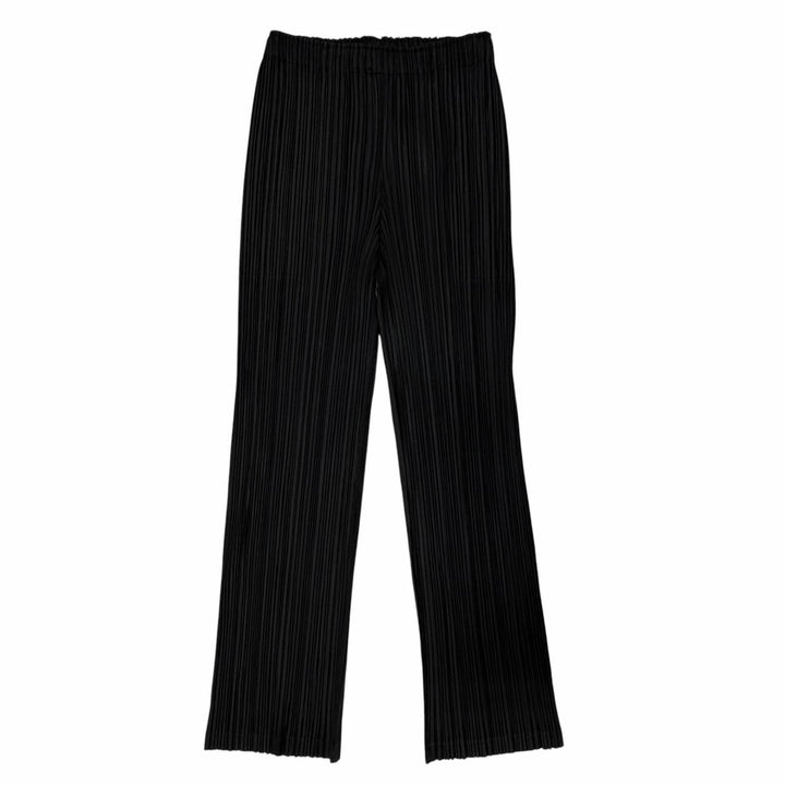 Pristine PLEATS PLEASE Pants THICKER BOTTOMS 1 black polyester Women 3 PP61JF372