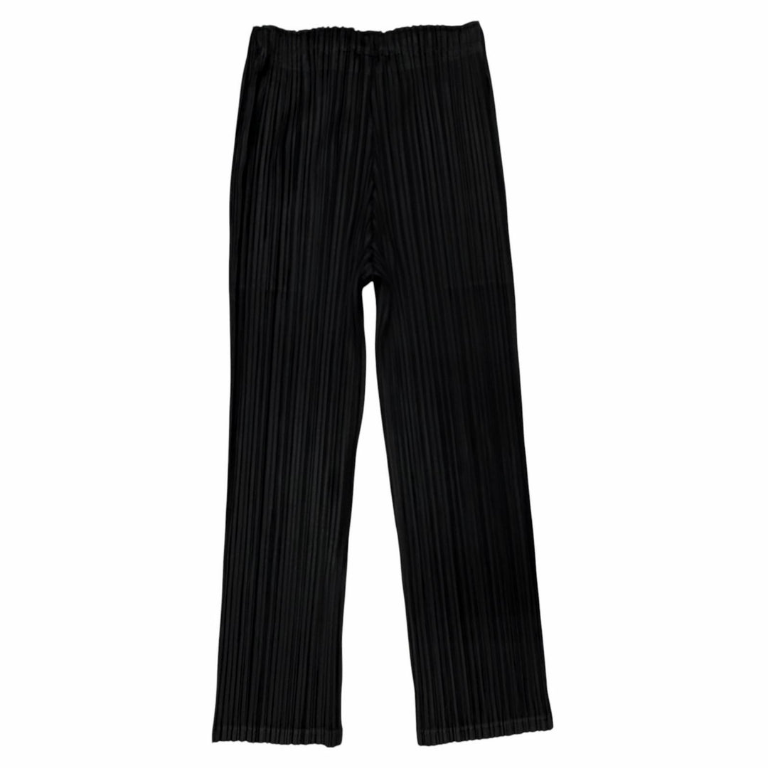 Pristine PLEATS PLEASE Pants THICKER BOTTOMS 1 black polyester Women 3 PP61JF372