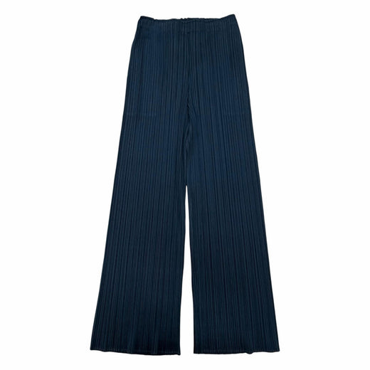 Pristine PLEATS PLEASE Pants Pleated Green blue polyester Women 3 PP51JF144