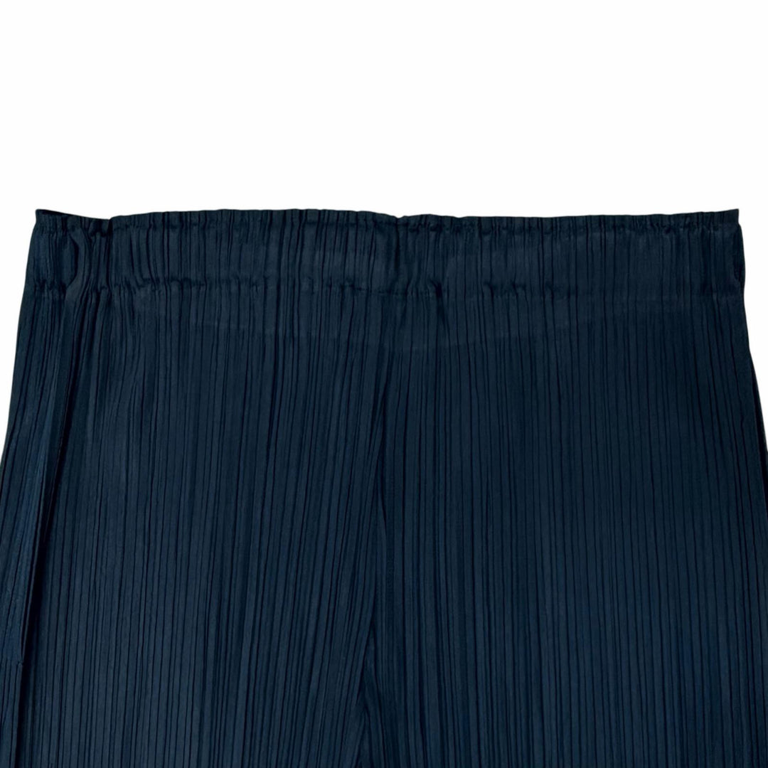 Pristine PLEATS PLEASE Pants Pleated Green blue polyester Women 3 PP51JF144