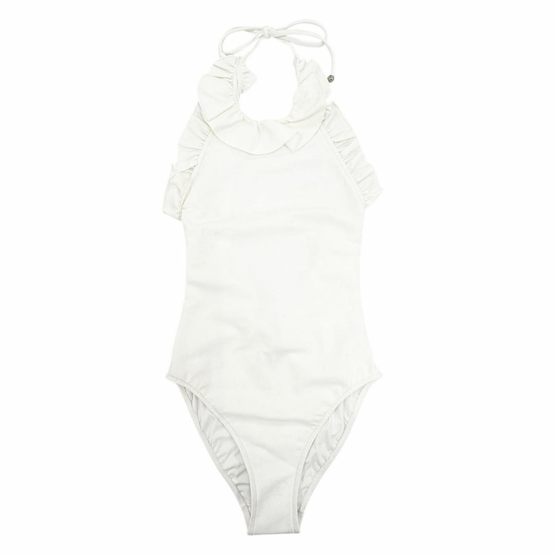 Pristine CHANEL one piece white polyamide Women 34 P74899