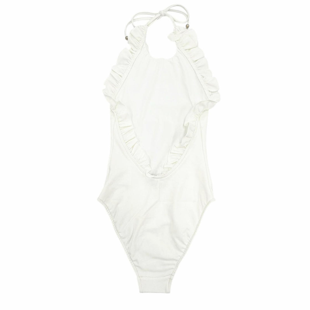 Pristine CHANEL one piece white polyamide Women 34 P74899