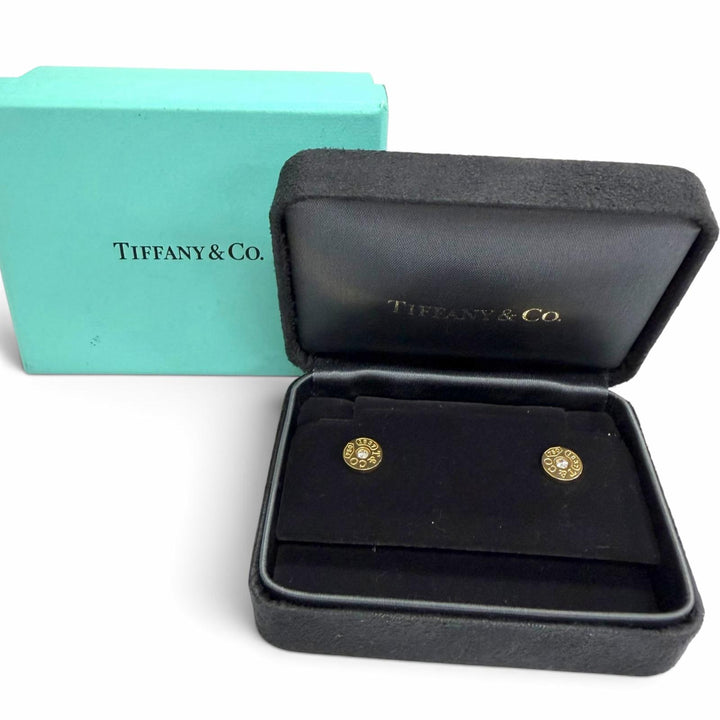 Excellent TIFFANY&Co. Pierce 1837 Circle Yellow Gold AU750 Women